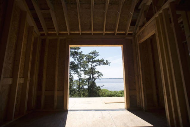 View from the master bedroom of the main house!