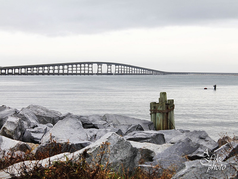 Bonner Bridge at Oregon Inlet in Nags Head, NC